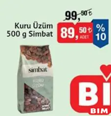 SİMBAT KURU ÜZÜM 500 G